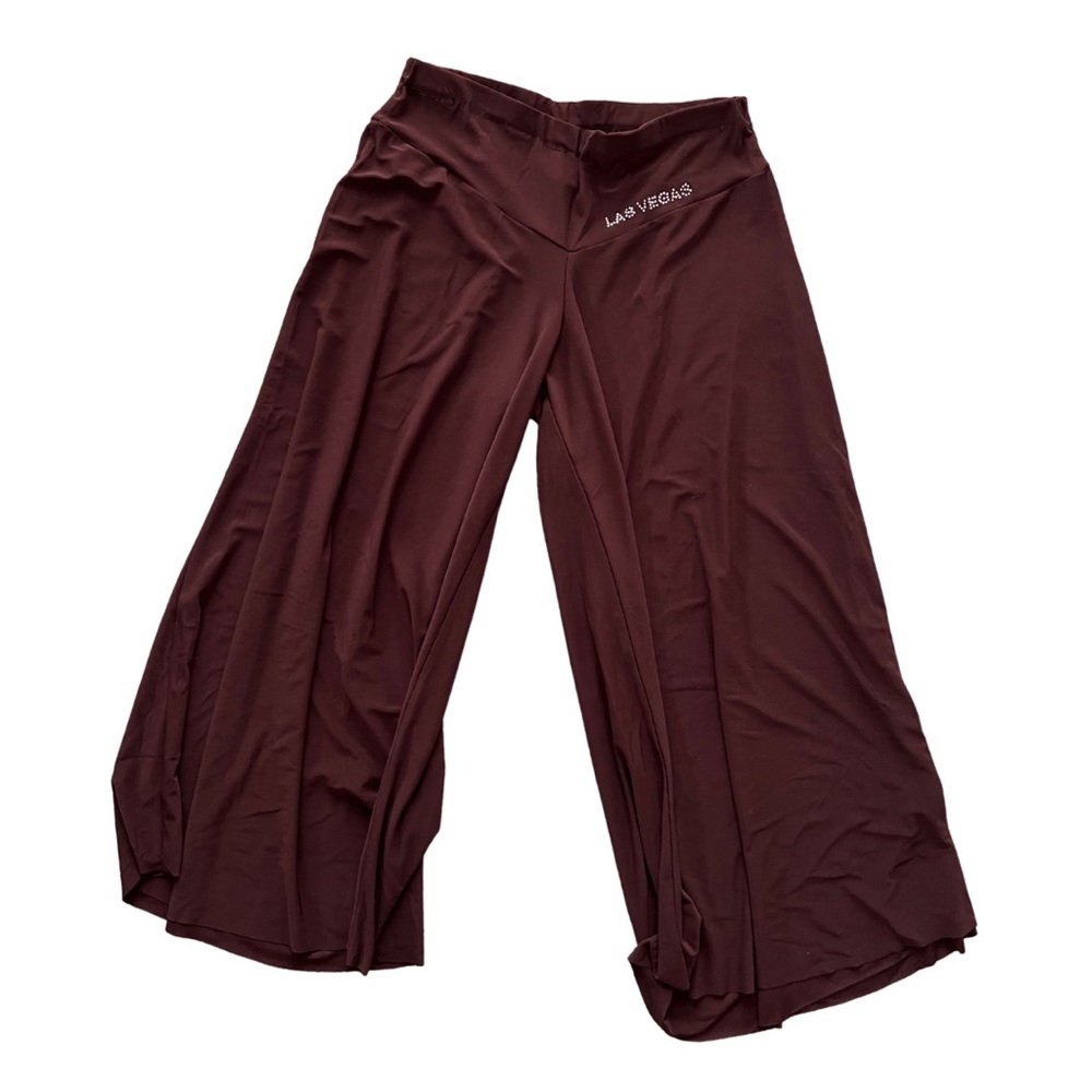 BROWN SHORT PALAZZO PANTS